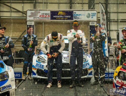 The Modern Tyres Ulster Rally rolls into the Ballymena Showgrounds