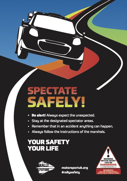 Spectate Safely at the Ulster Rally: always expect the unexpected and follow marshals' instructions